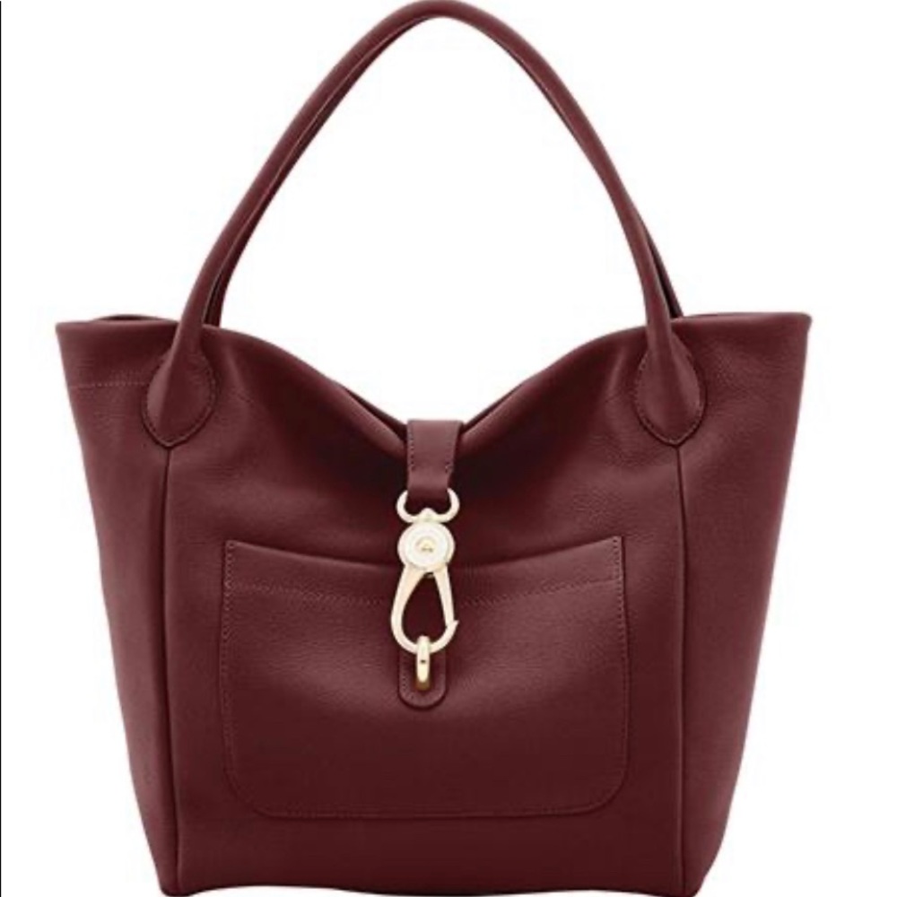 Dooney & Bourke Belvedere Logo Lock Tote